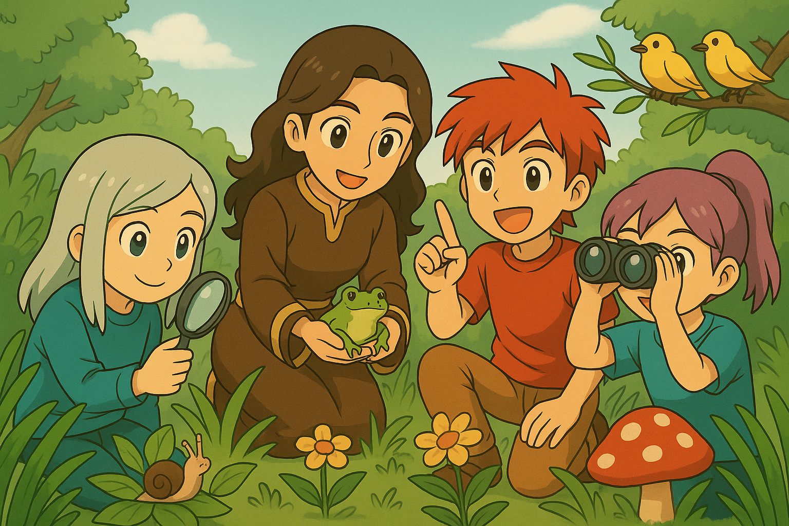 Guardianes explorando